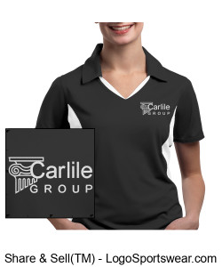 Ladies Branded Polo Design Zoom